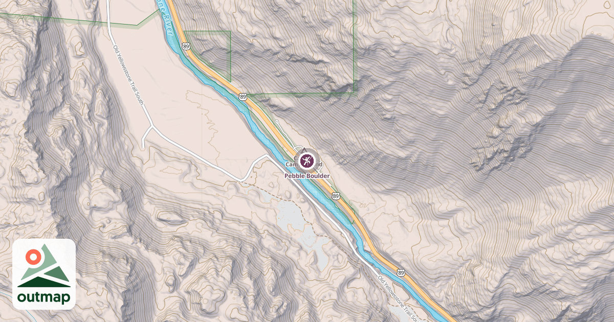 Map of Pebble Boulder