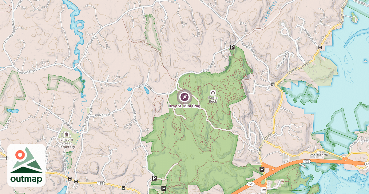 Map of Bray St. Mini-Crag