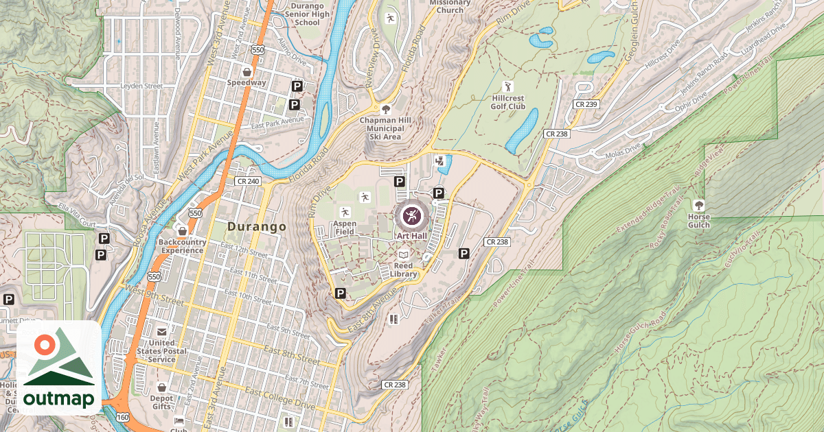 Map of Art Hall