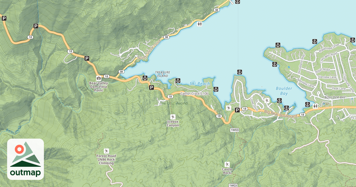 Map of Catfish Crack