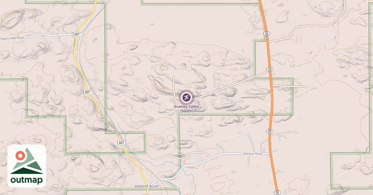 Map of Granite Valley (South)
