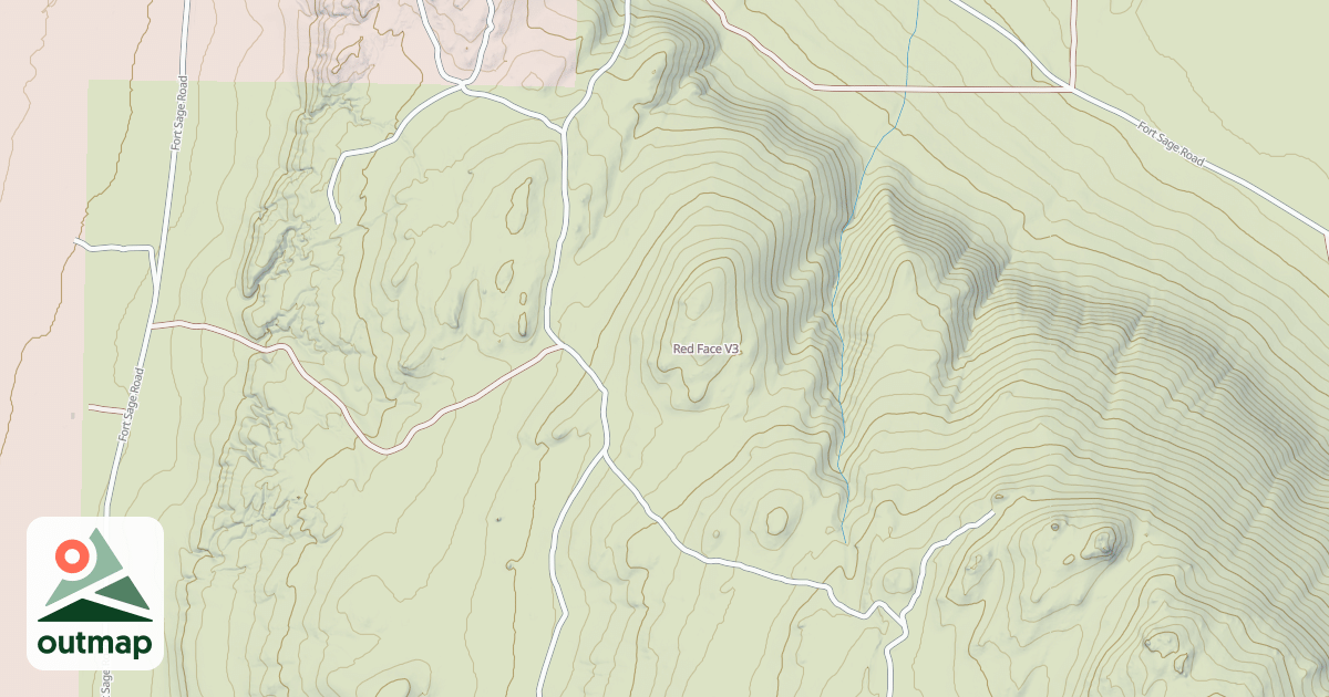 Map of Red Face