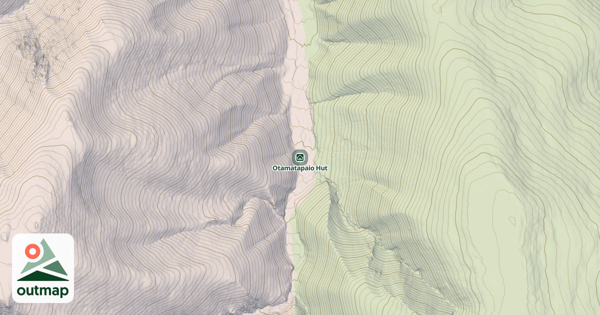 Map of Otamatapaio Hut