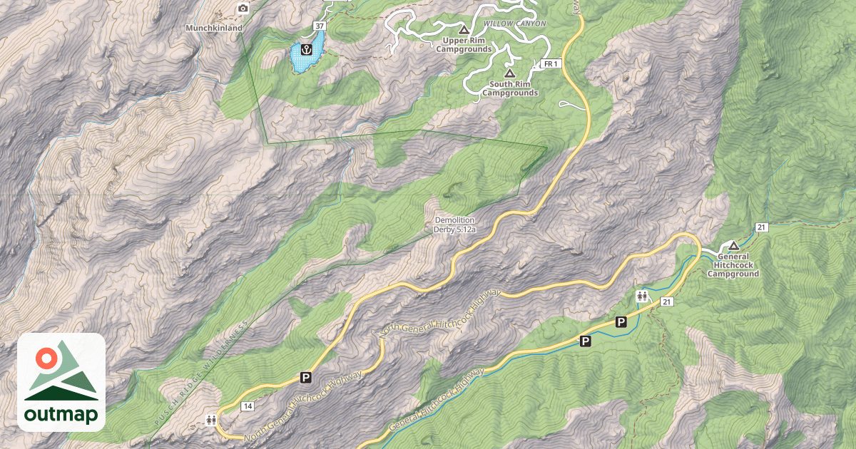 Map of Demolition Derby