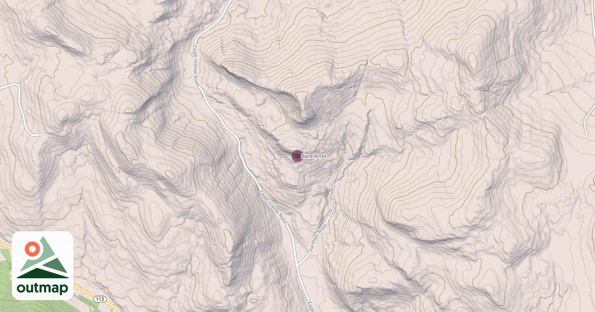 Map of Bare Arret