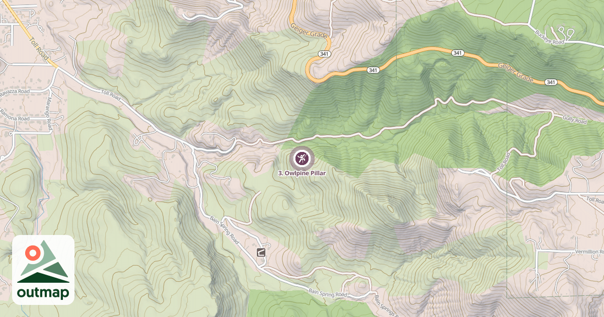 Map of 3. Owlpine Pillar
