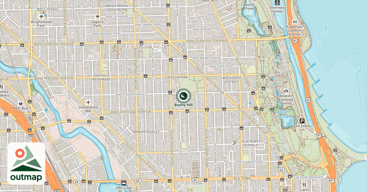 Map of Bunny Hill
