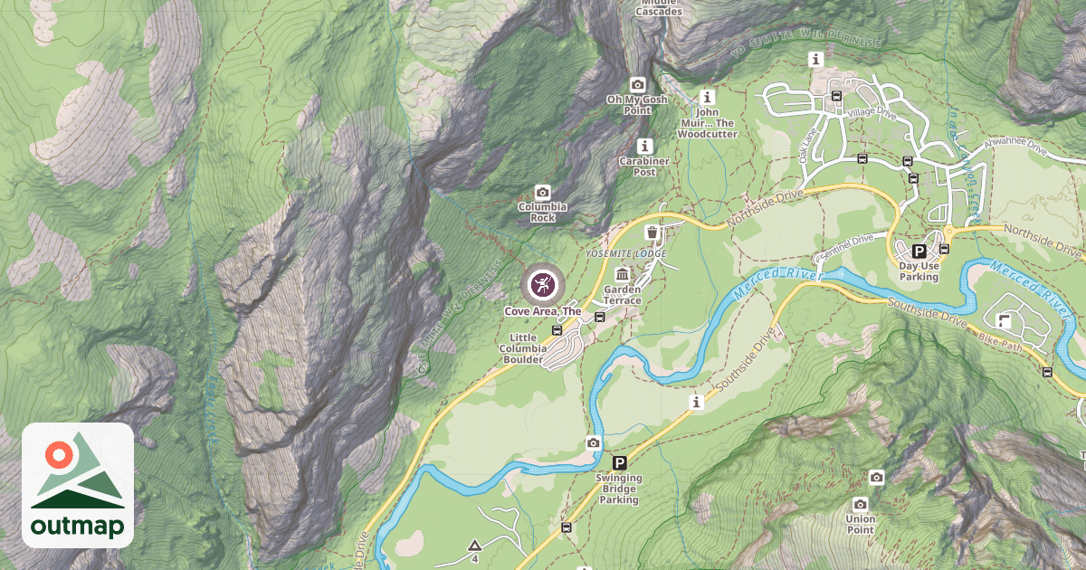 Map of Cove Area, The