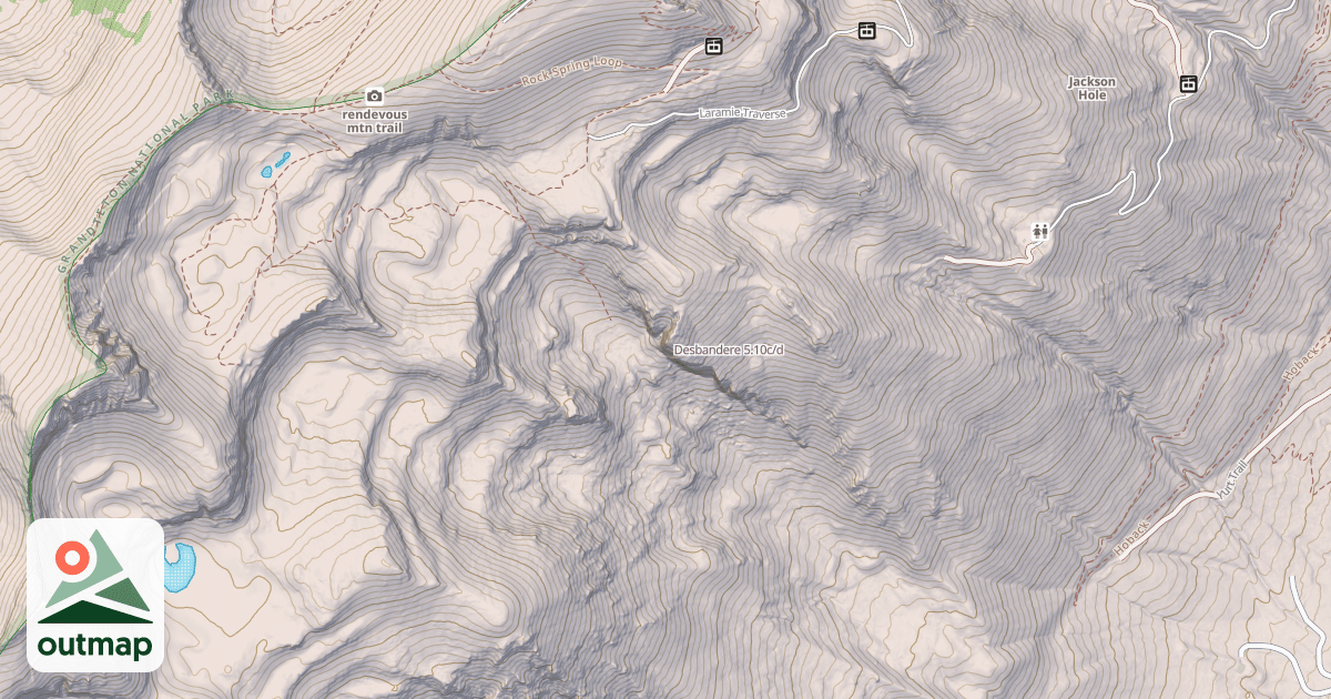 Map of Desbandere