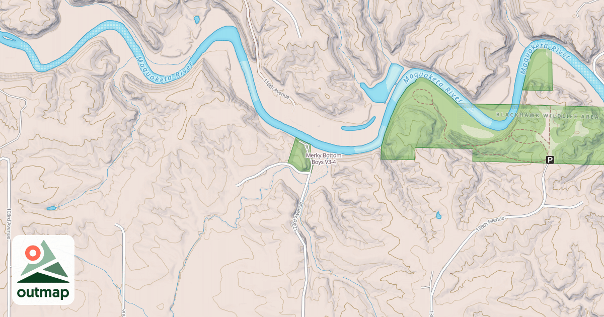 Map of Merky Bottom Boys