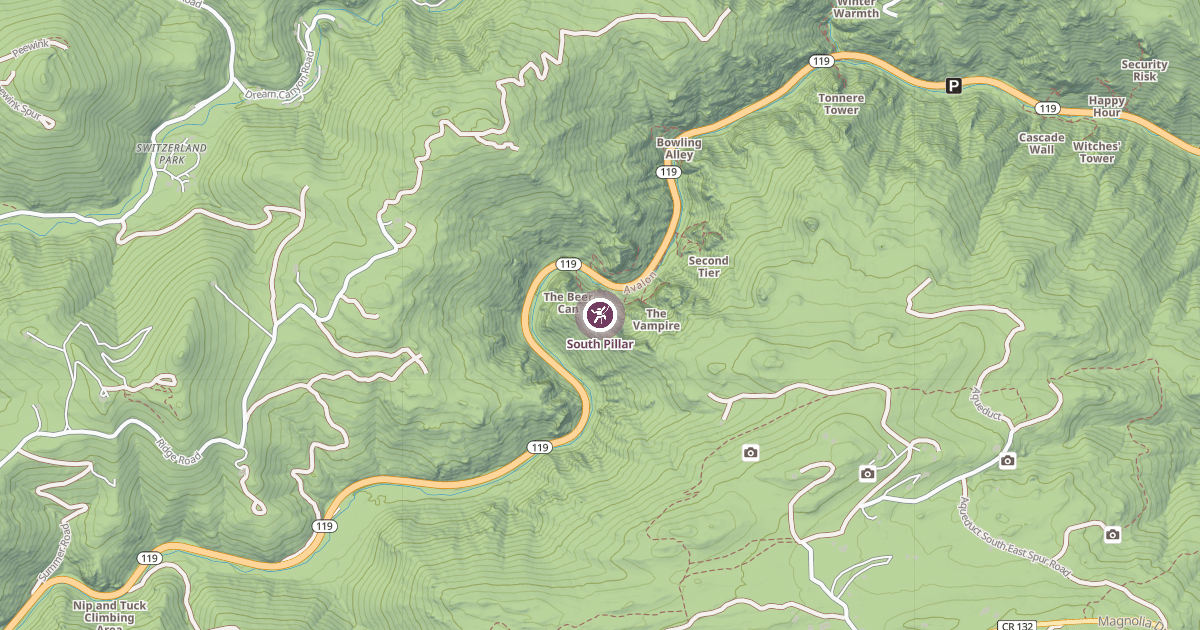Map preview of South Pillar