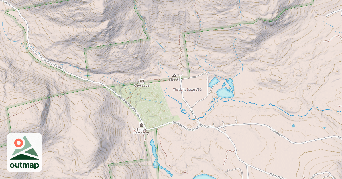 Map of The Salty Dawg