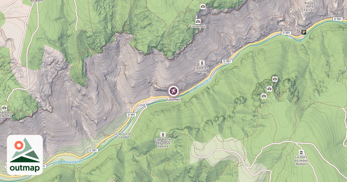 Map of Laumet