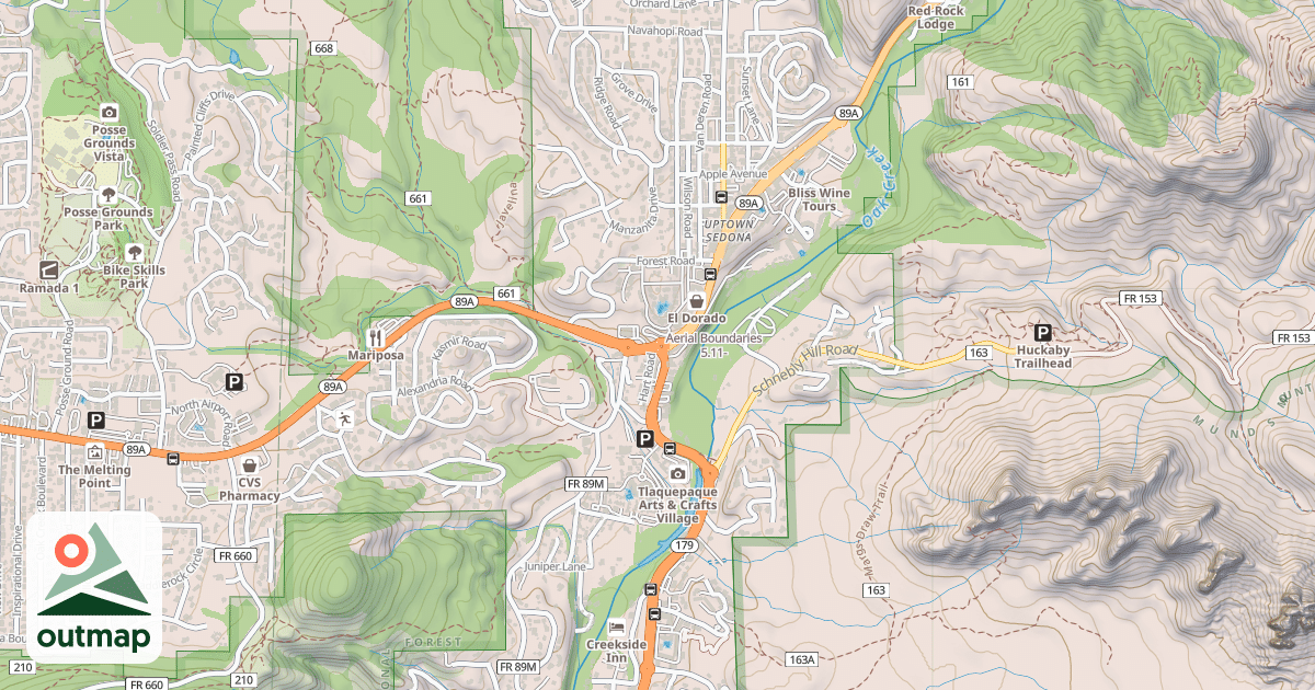 Map of Aerial Boundaries