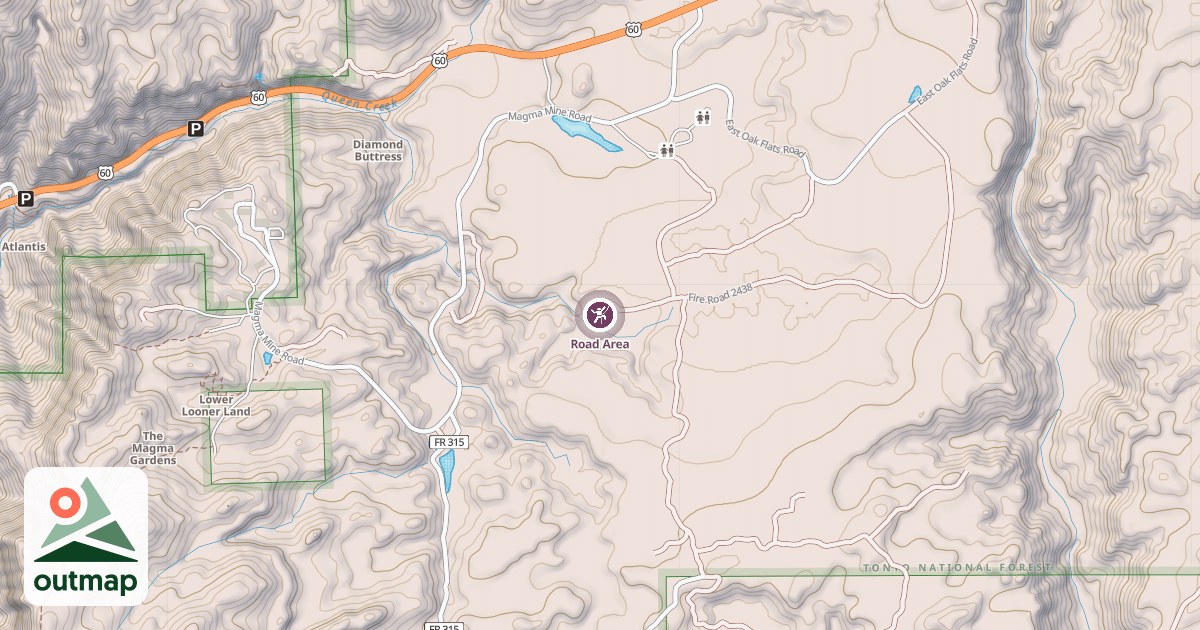 Map of Road Area