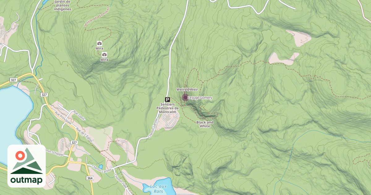 Map of Le Juge Gomery
