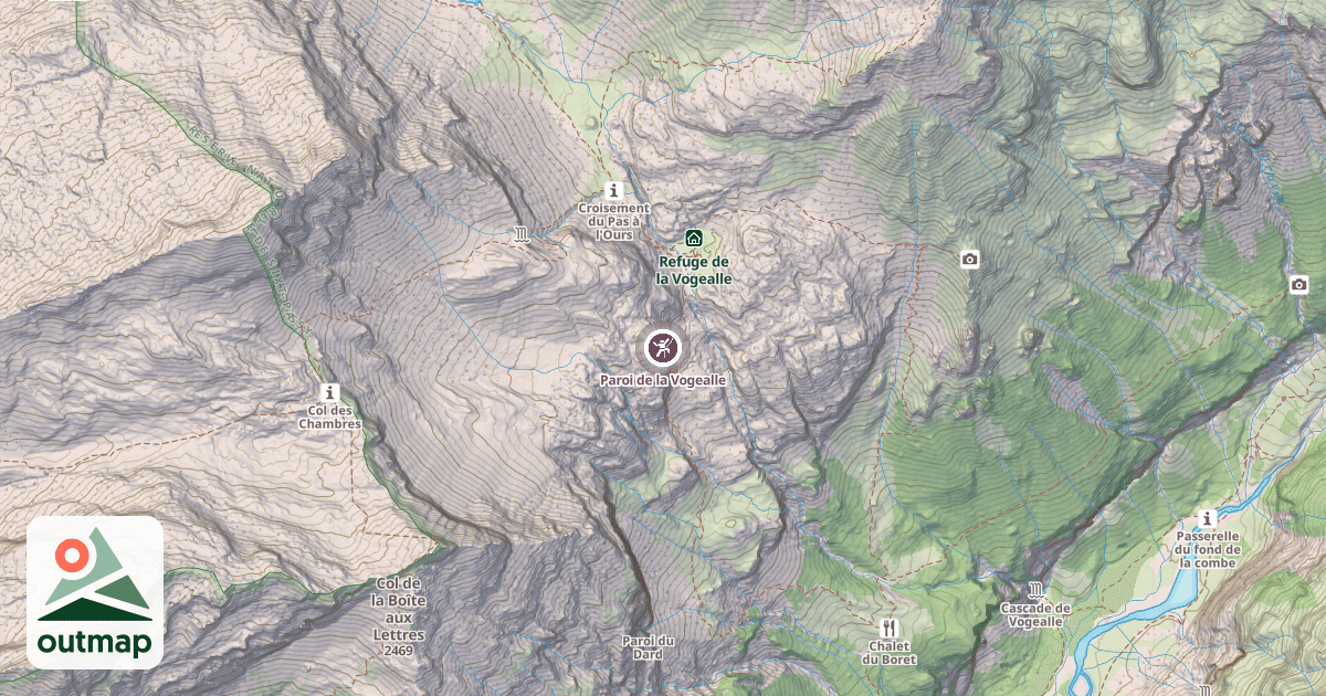 Map of Paroi de la Vogealle