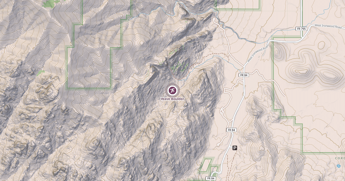 Map preview of Wave Boulder