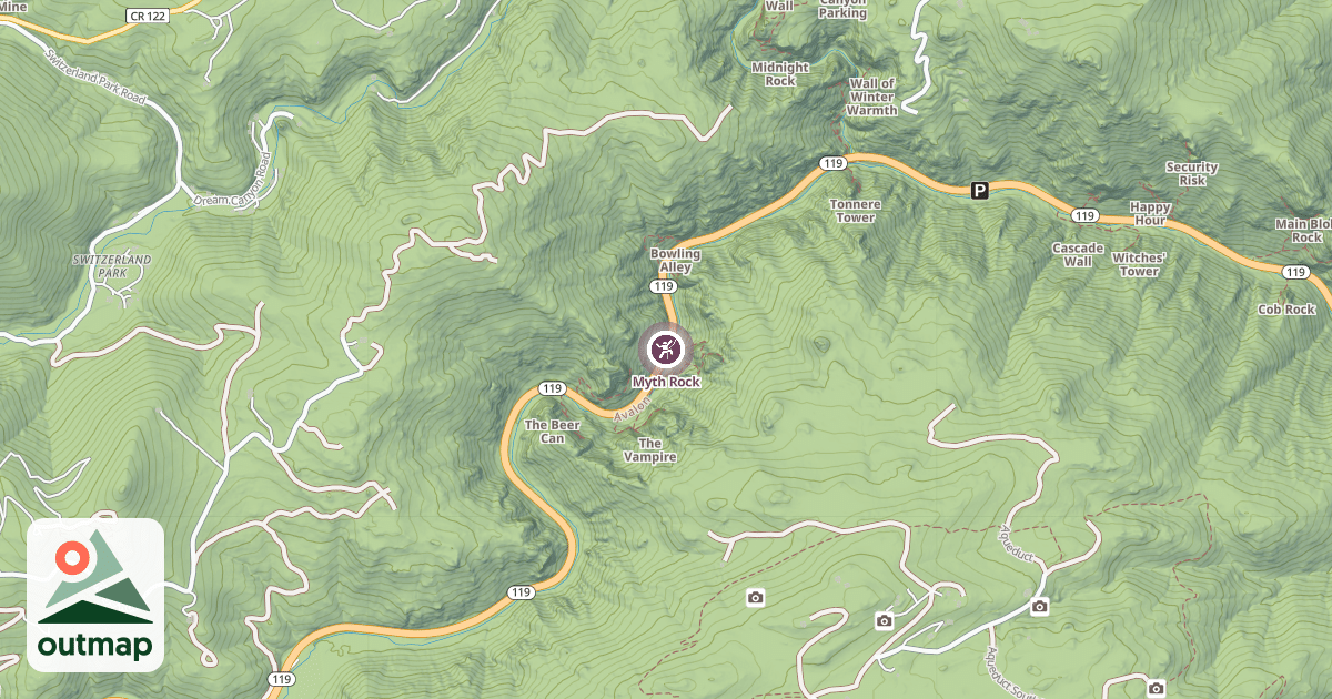 Map of Myth Rock