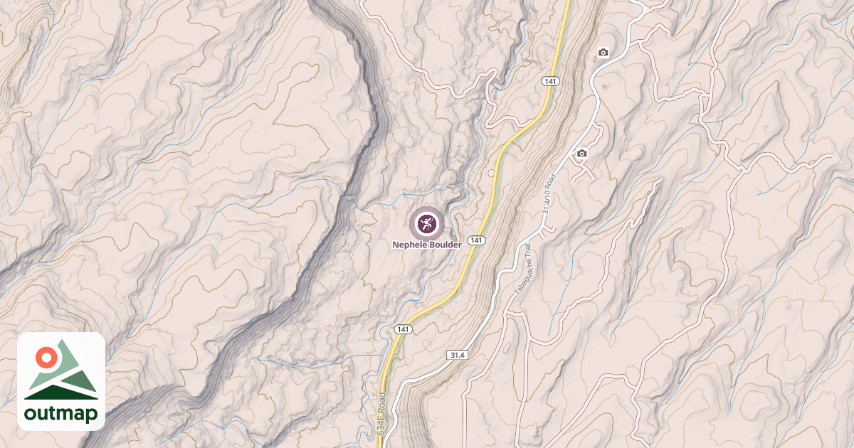 Map of Nephele Boulder