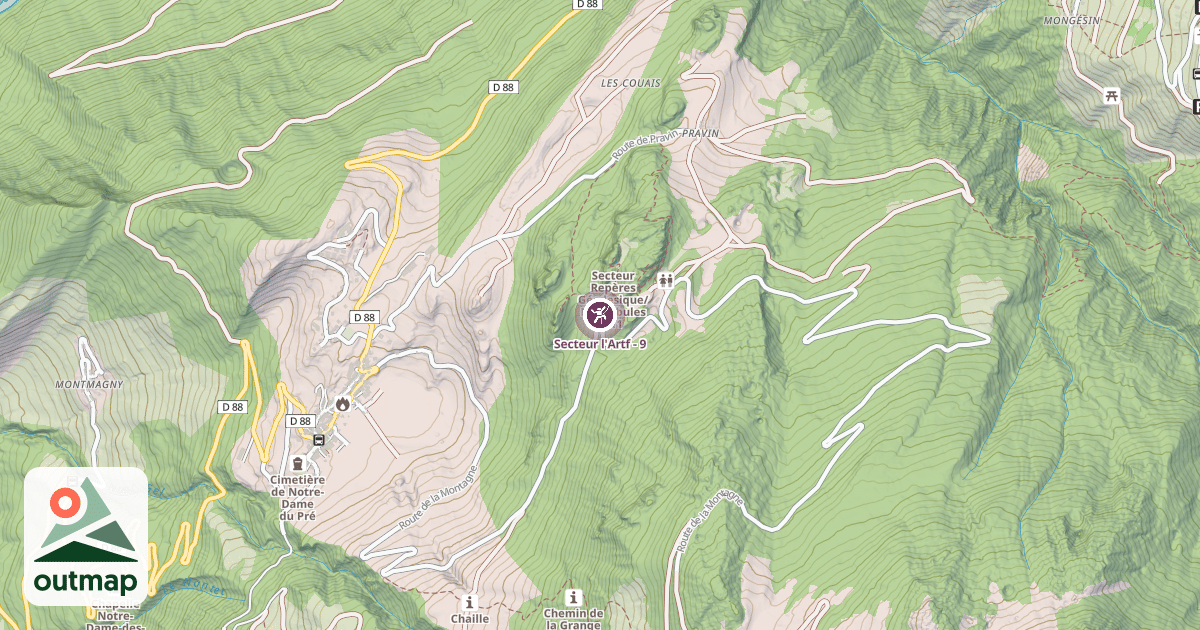 Map of Secteur l'Artf - 9