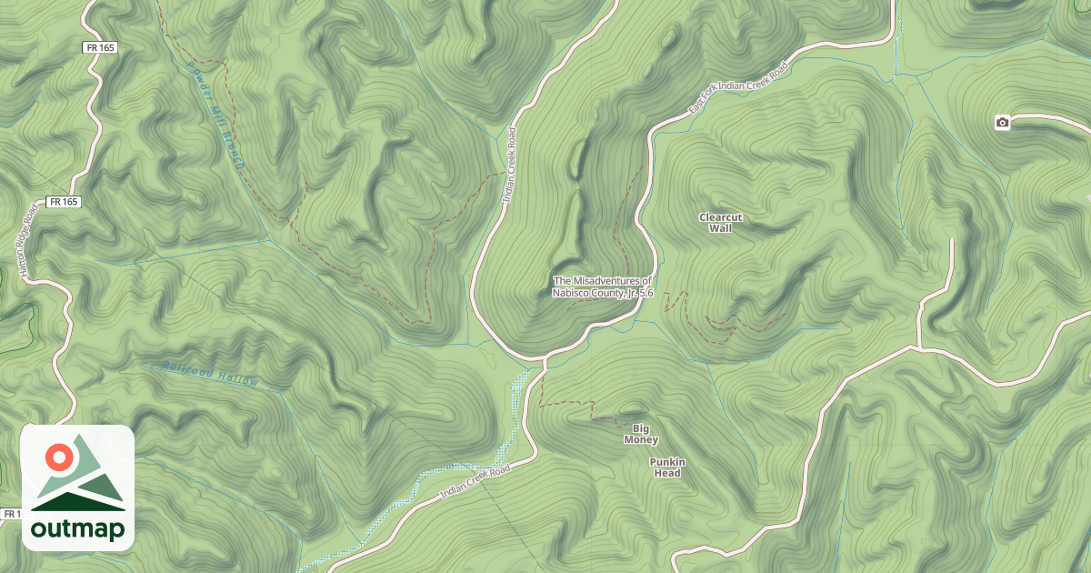 Map of The Misadventures of Nabisco County, Jr.