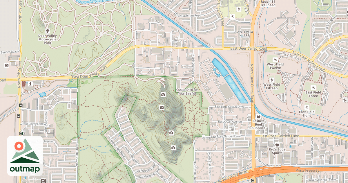 Map of Custer Died for Your Sins