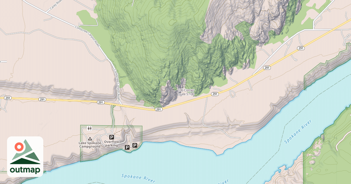 Map of 10b Corner route