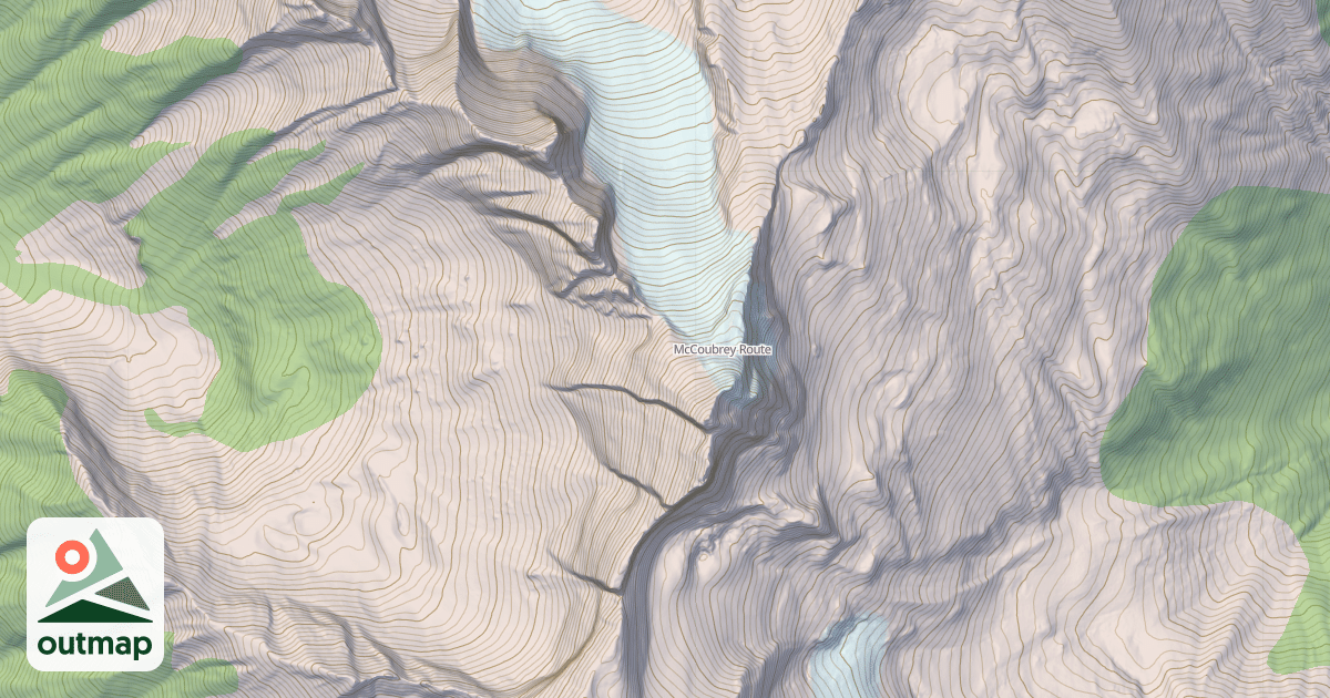 Map of McCoubrey Route