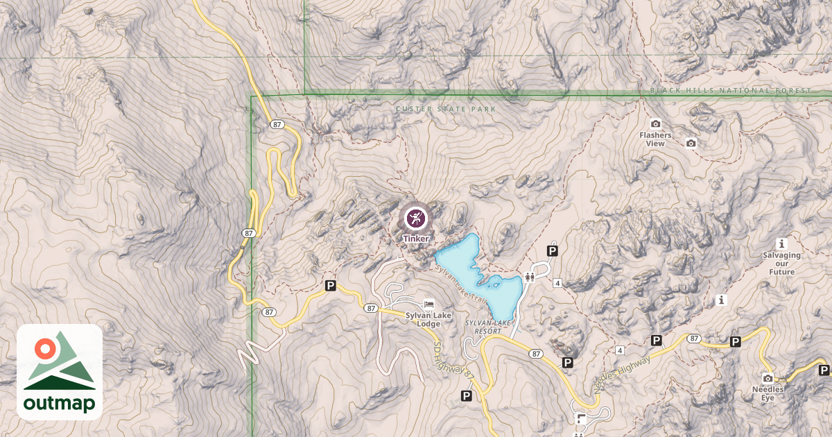 Map of Tinker