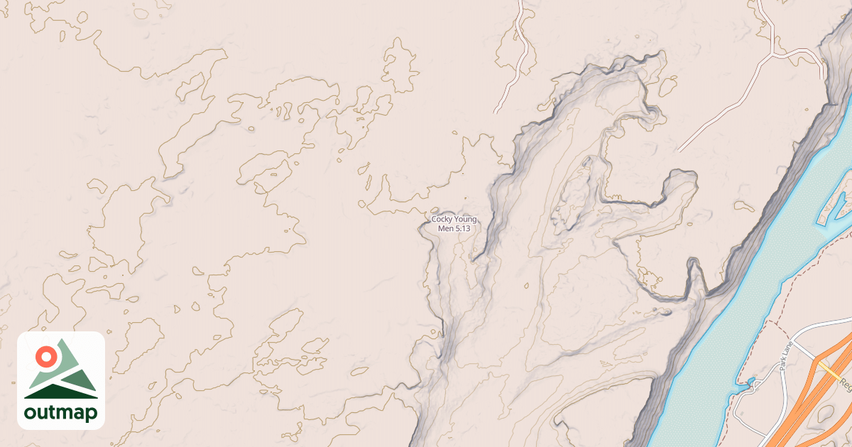 Map of Cocky Young Men