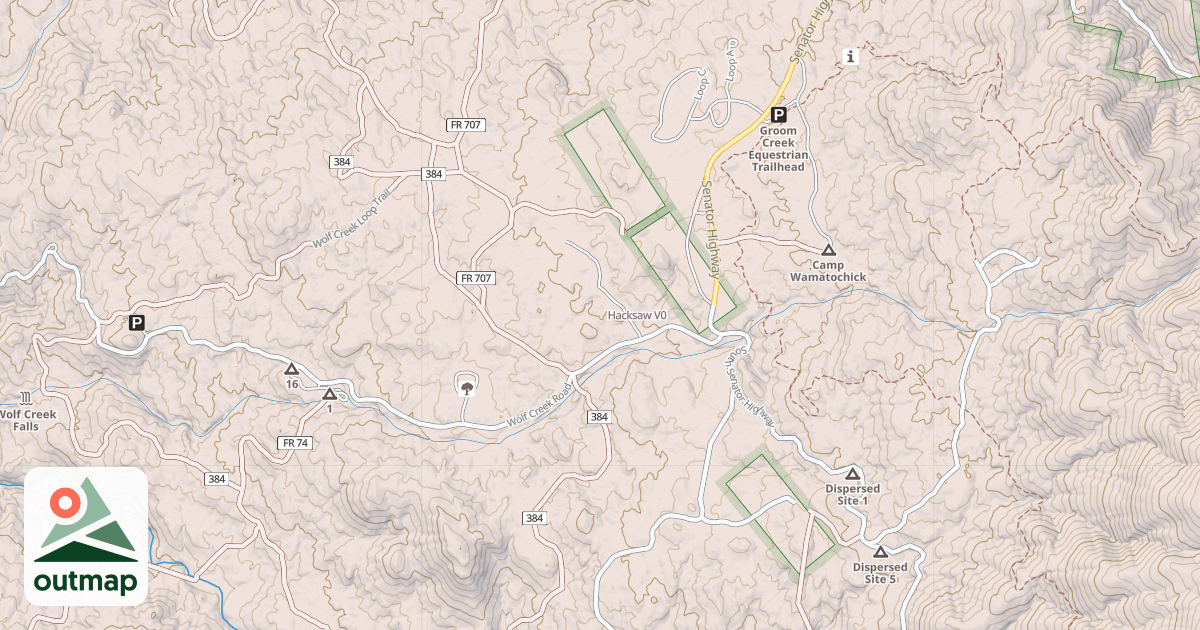 Map of Hacksaw