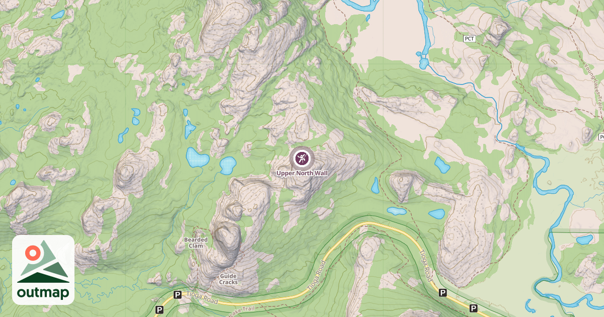 Map of Upper North Wall