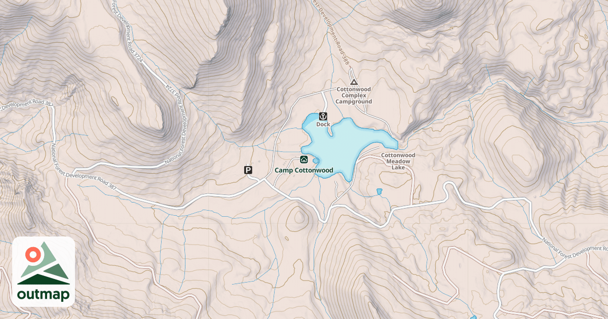 Map of Camp Cottonwood