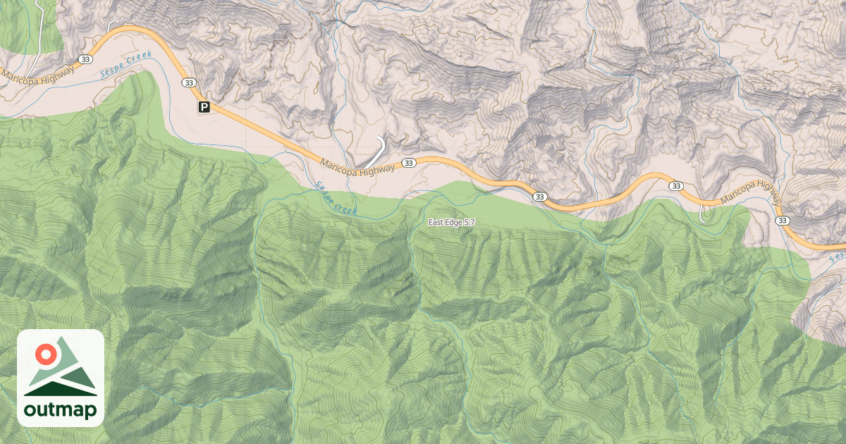 Map of East Edge