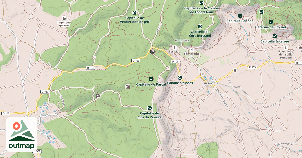 Map of Capitelle de Pascal