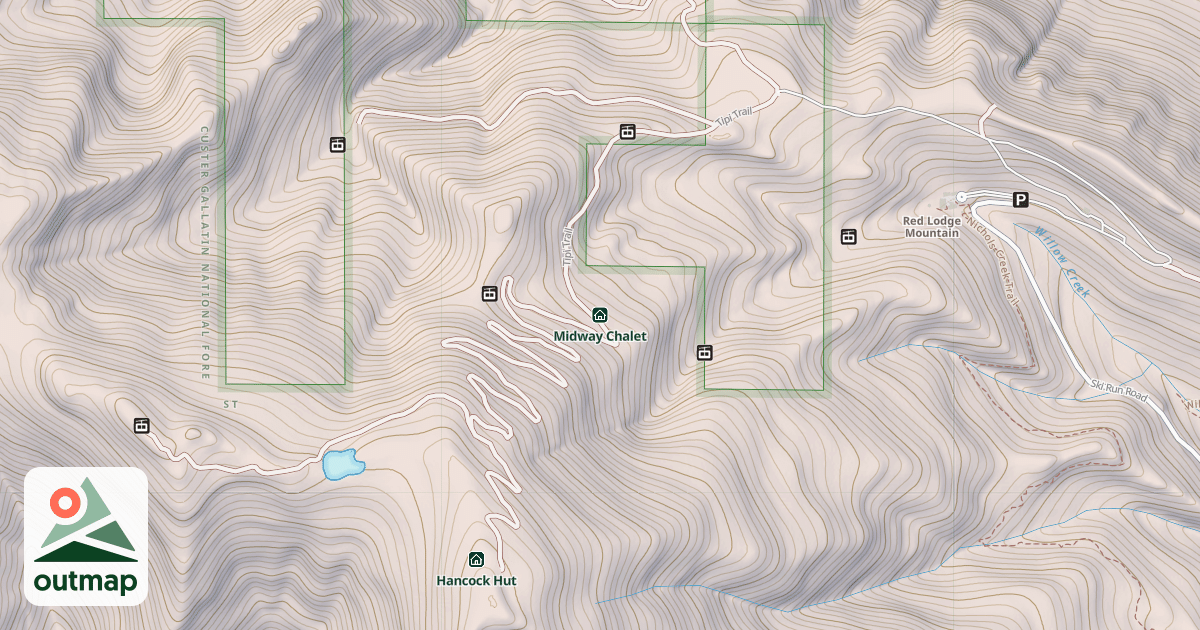 Map of Midway Chalet