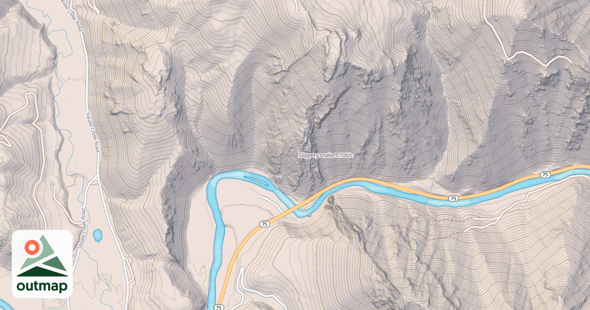 Map of Slippery snake