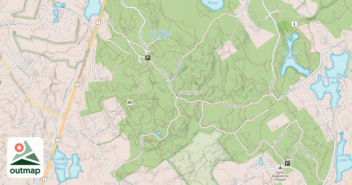 Map of Arrow Head