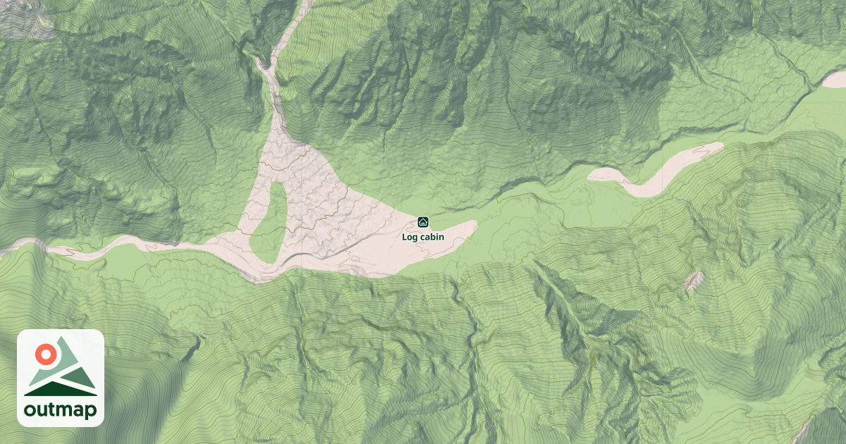 Map of Log cabin