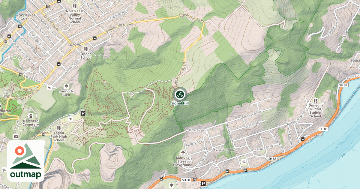 Map of Signal Hill