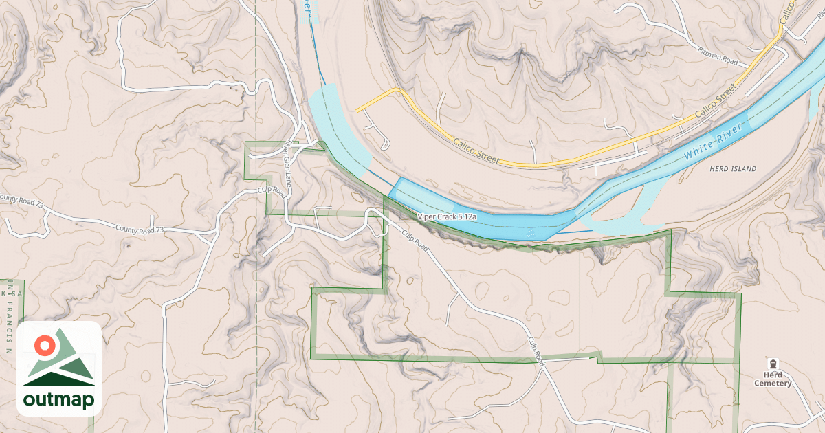Map of Viper Crack