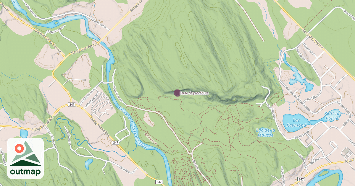 Map of Faute de procédure