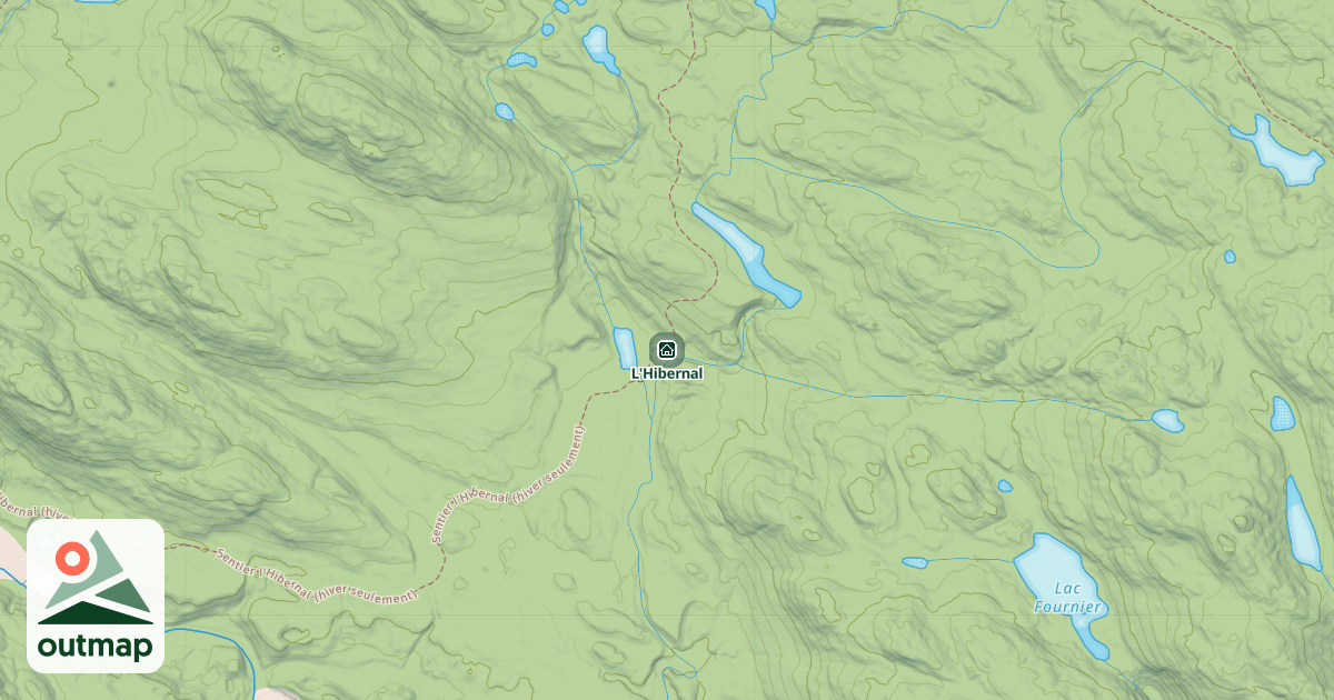 Map of L'Hibernal