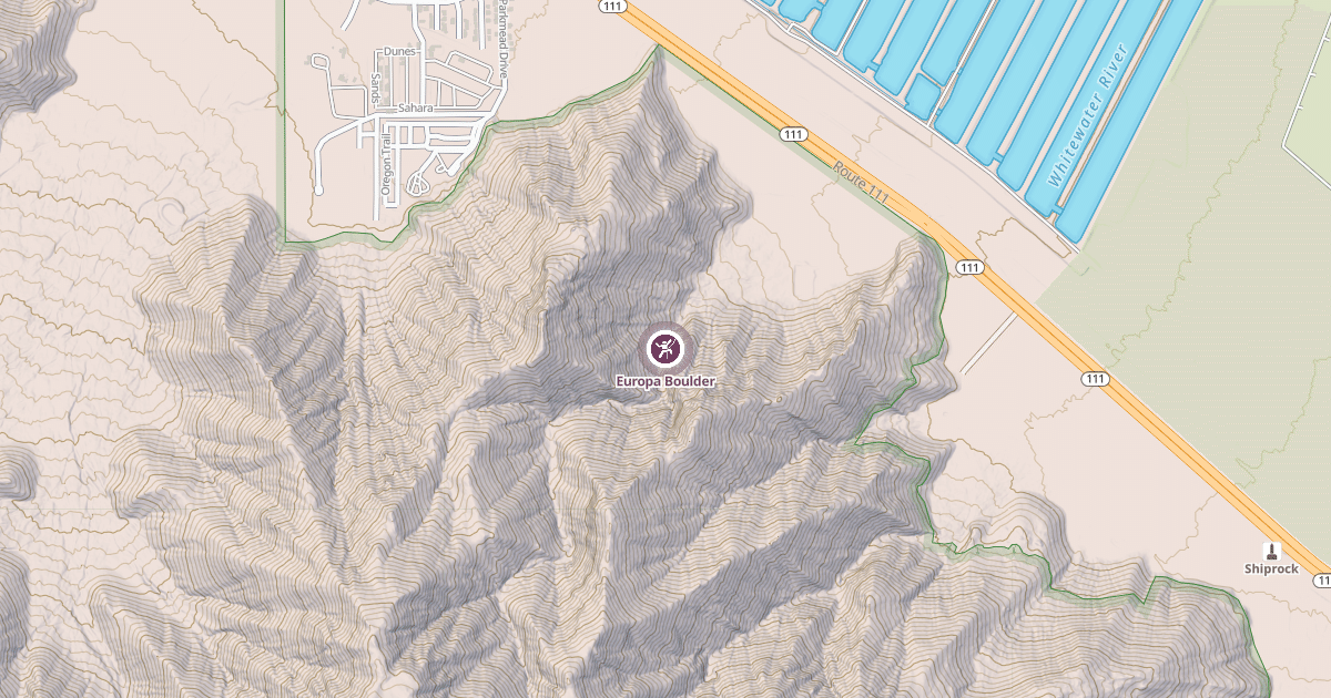 Map preview of Europa Boulder