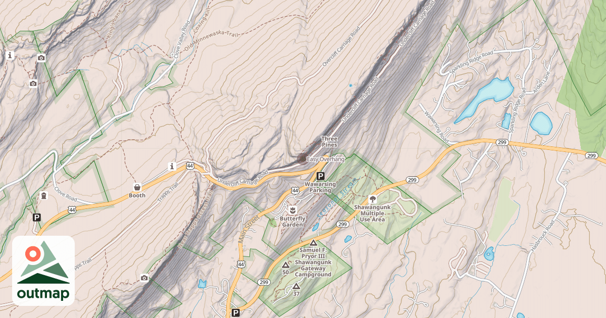 Map of Easy Overhang