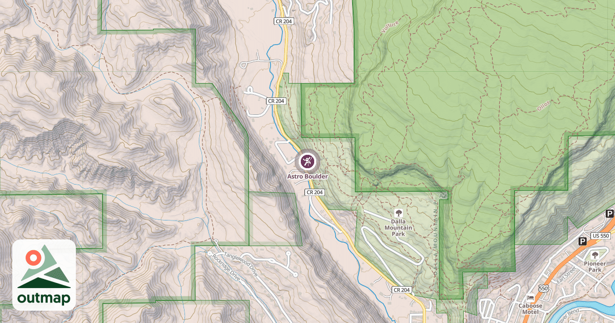 Map of Astro Boulder