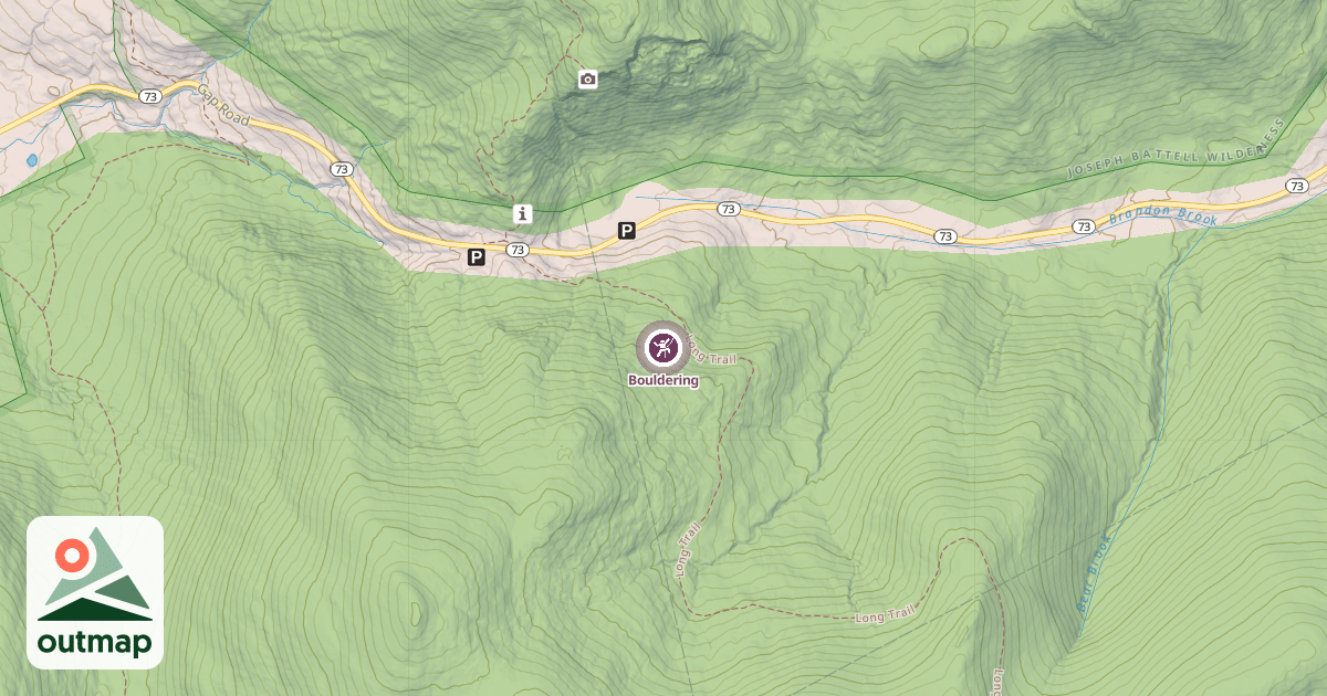 Map of Bouldering