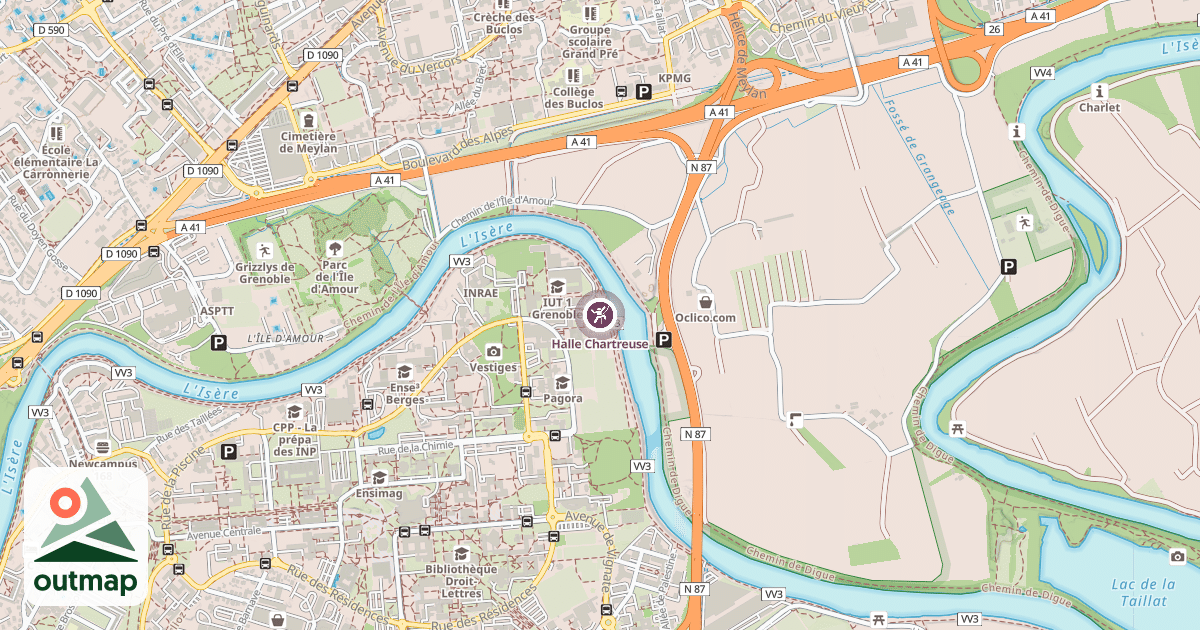 Map of Halle Chartreuse