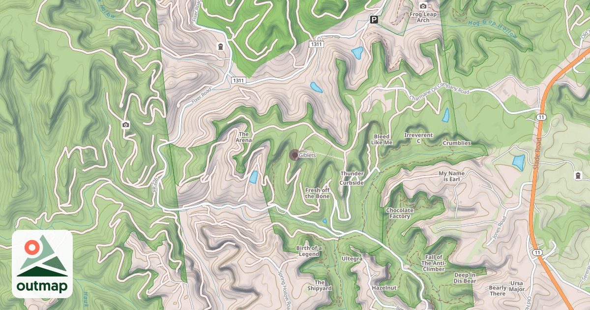 Map of Giblets